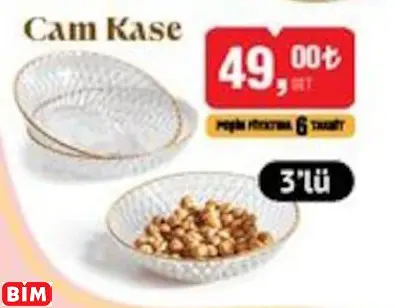 COLORİNA CAM KASE